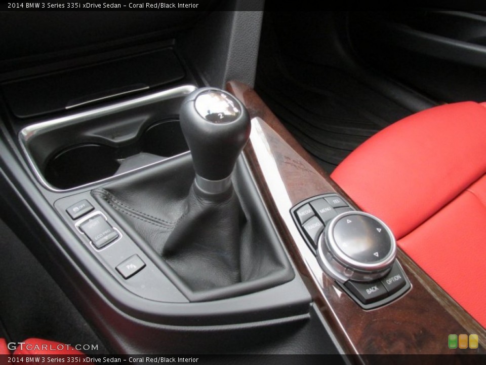 Coral Red/Black Interior Transmission for the 2014 BMW 3 Series 335i xDrive Sedan #98254664