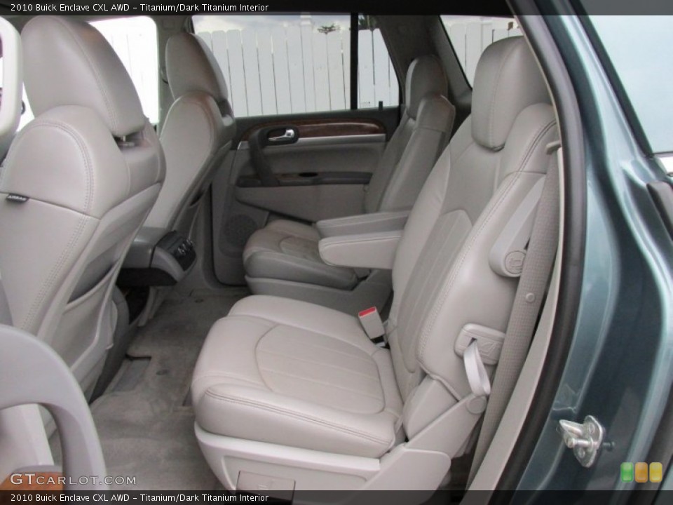 Titanium/Dark Titanium Interior Rear Seat for the 2010 Buick Enclave CXL AWD #98255270