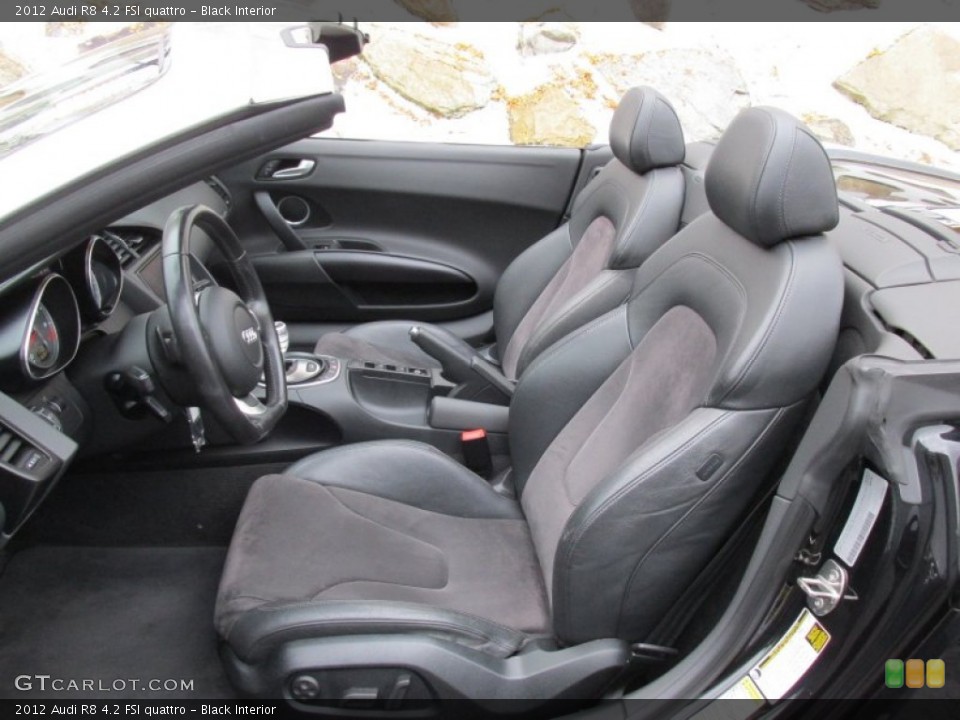 Black Interior Photo for the 2012 Audi R8 4.2 FSI quattro #98256164