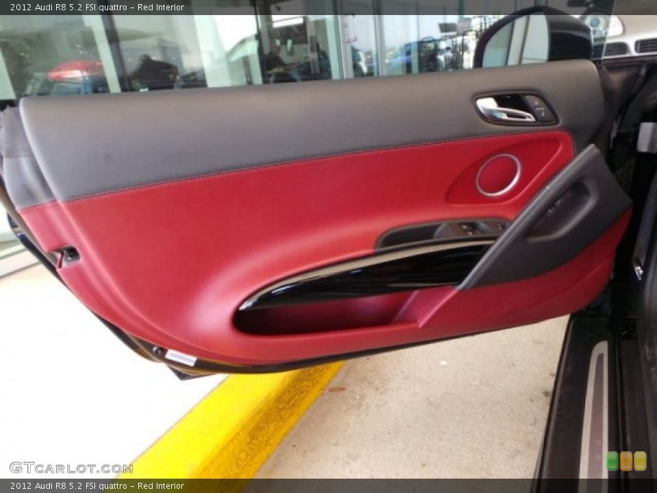 Red Interior Door Panel for the 2012 Audi R8 5.2 FSI quattro #98258321
