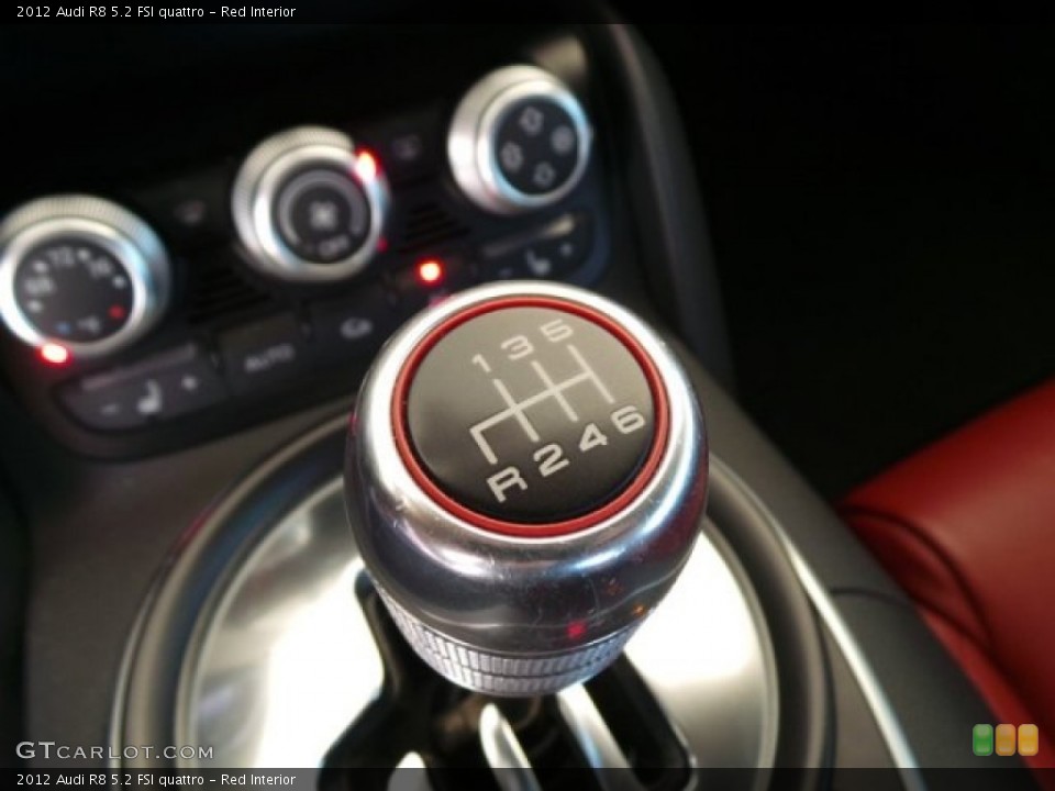 Red Interior Transmission for the 2012 Audi R8 5.2 FSI quattro #98258567