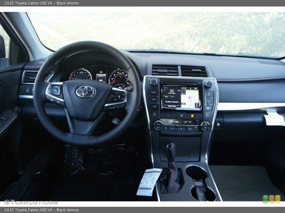 Black Interior Dashboard for the 2015 Toyota Camry XSE V6 #98258825