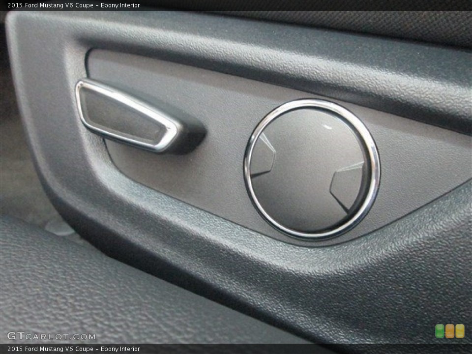 Ebony Interior Controls for the 2015 Ford Mustang V6 Coupe #98259227