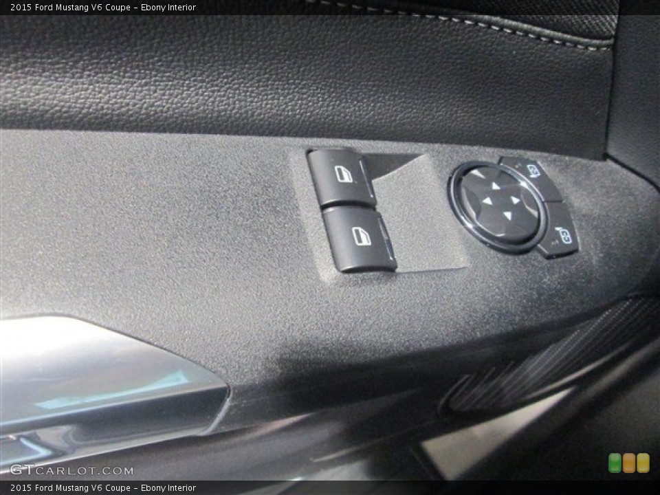 Ebony Interior Controls for the 2015 Ford Mustang V6 Coupe #98259362