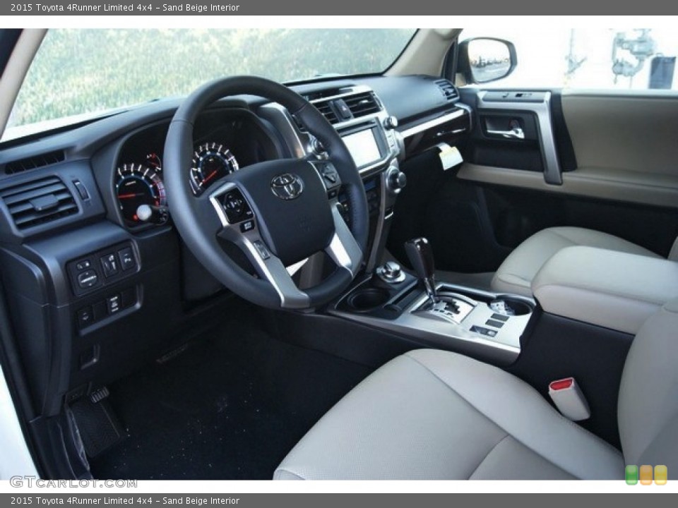 Sand Beige Interior Photo for the 2015 Toyota 4Runner Limited 4x4 #98262263