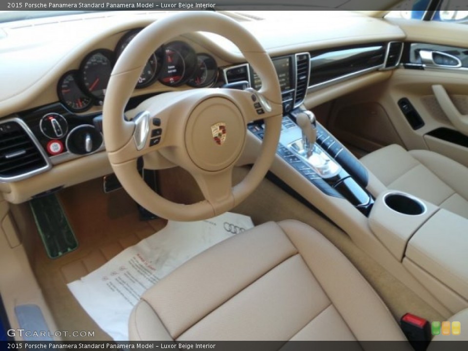 Luxor Beige Interior Prime Interior for the 2015 Porsche Panamera  #98262290