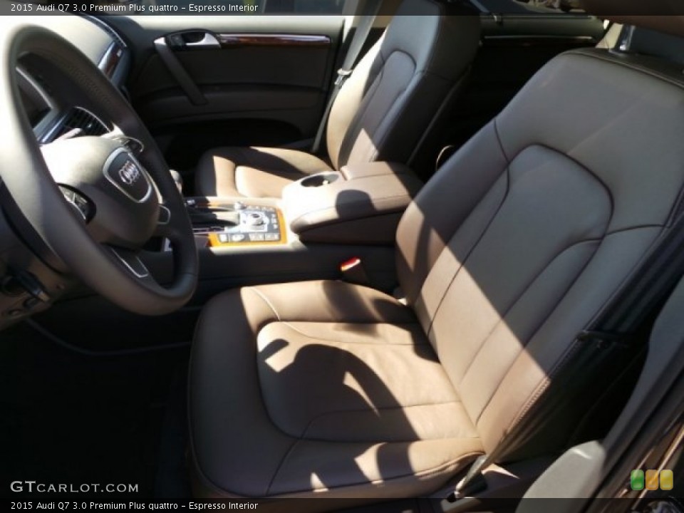 Espresso Interior Front Seat for the 2015 Audi Q7 3.0 Premium Plus quattro #98263271