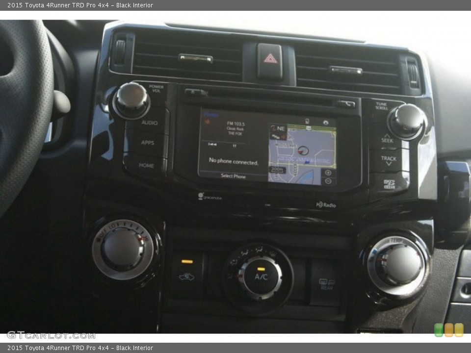 Black Interior Controls for the 2015 Toyota 4Runner TRD Pro 4x4 #98263571