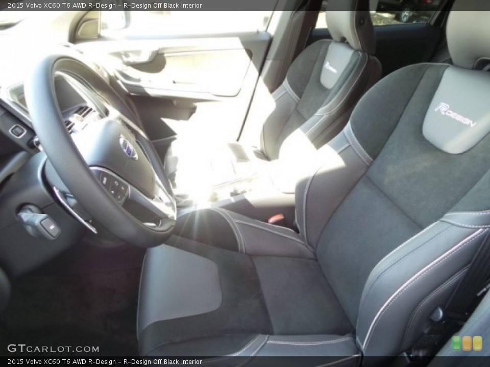 R-Design Off Black Interior Front Seat for the 2015 Volvo XC60 T6 AWD R-Design #98263860