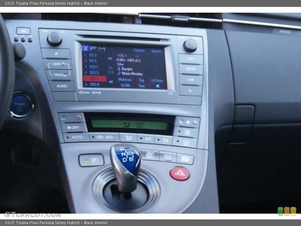 Black Interior Controls for the 2015 Toyota Prius Persona Series Hybrid #98264585