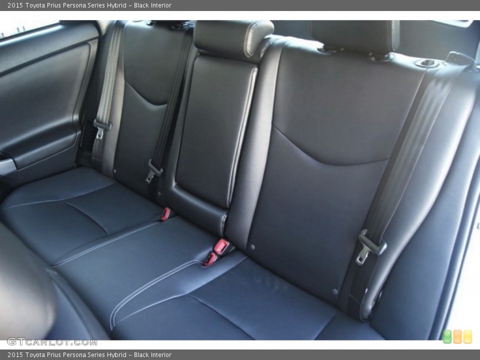 Black Interior Rear Seat for the 2015 Toyota Prius Persona Series Hybrid #98264611