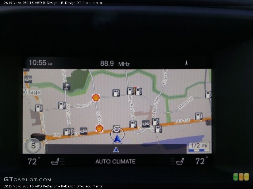 R-Design Off-Black Interior Navigation for the 2015 Volvo S60 T6 AWD R-Design #98264830