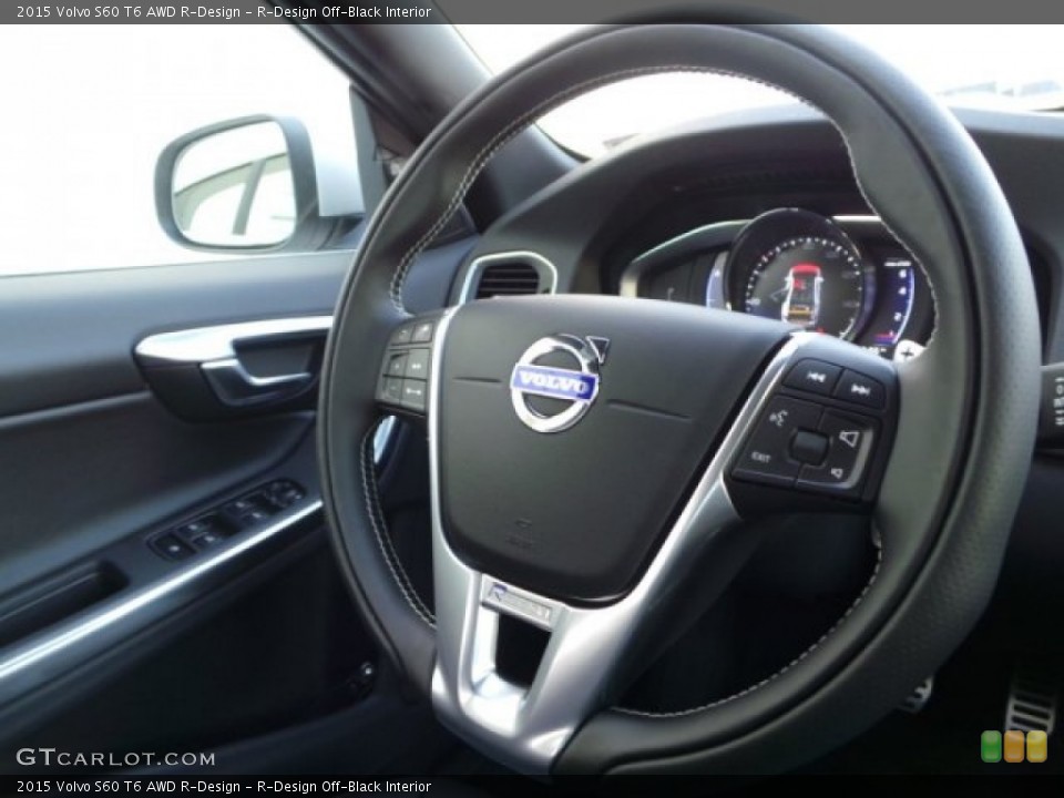 R-Design Off-Black Interior Steering Wheel for the 2015 Volvo S60 T6 AWD R-Design #98265014