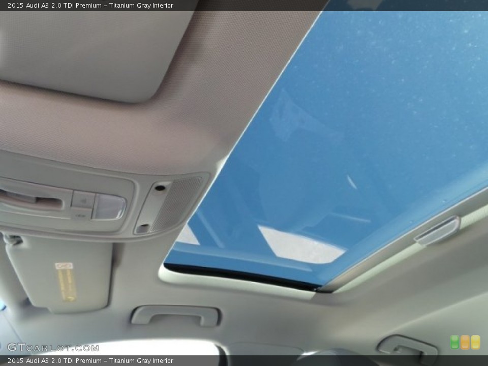 Titanium Gray Interior Sunroof for the 2015 Audi A3 2.0 TDI Premium #98266031