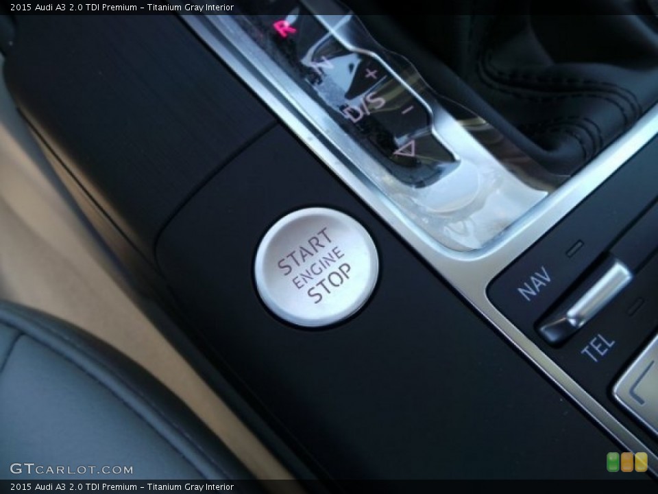 Titanium Gray Interior Controls for the 2015 Audi A3 2.0 TDI Premium #98266142