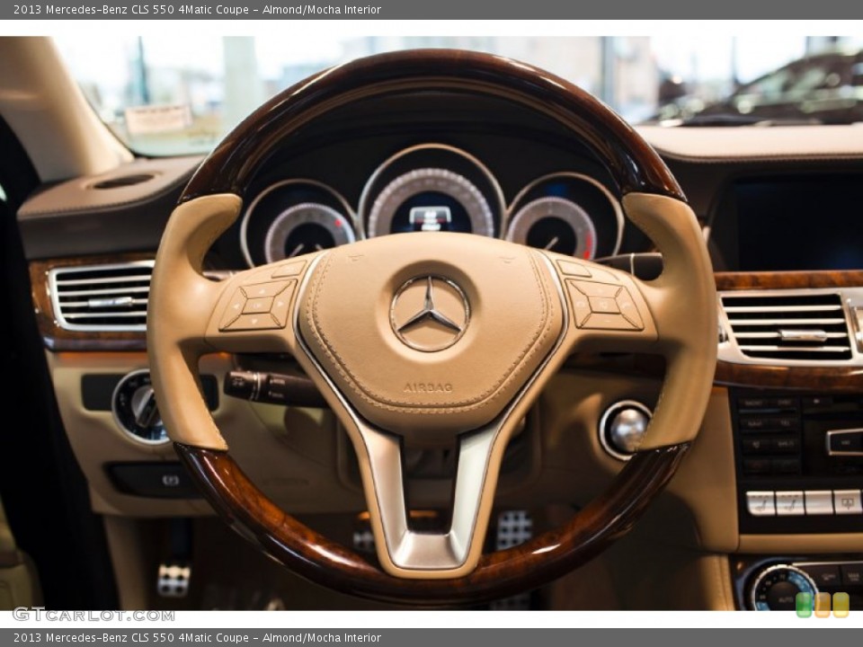 Almond/Mocha Interior Steering Wheel for the 2013 Mercedes-Benz CLS 550 4Matic Coupe #98266993