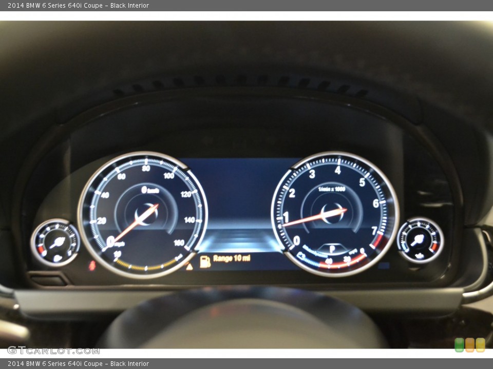 Black Interior Gauges for the 2014 BMW 6 Series 640i Coupe #98268641