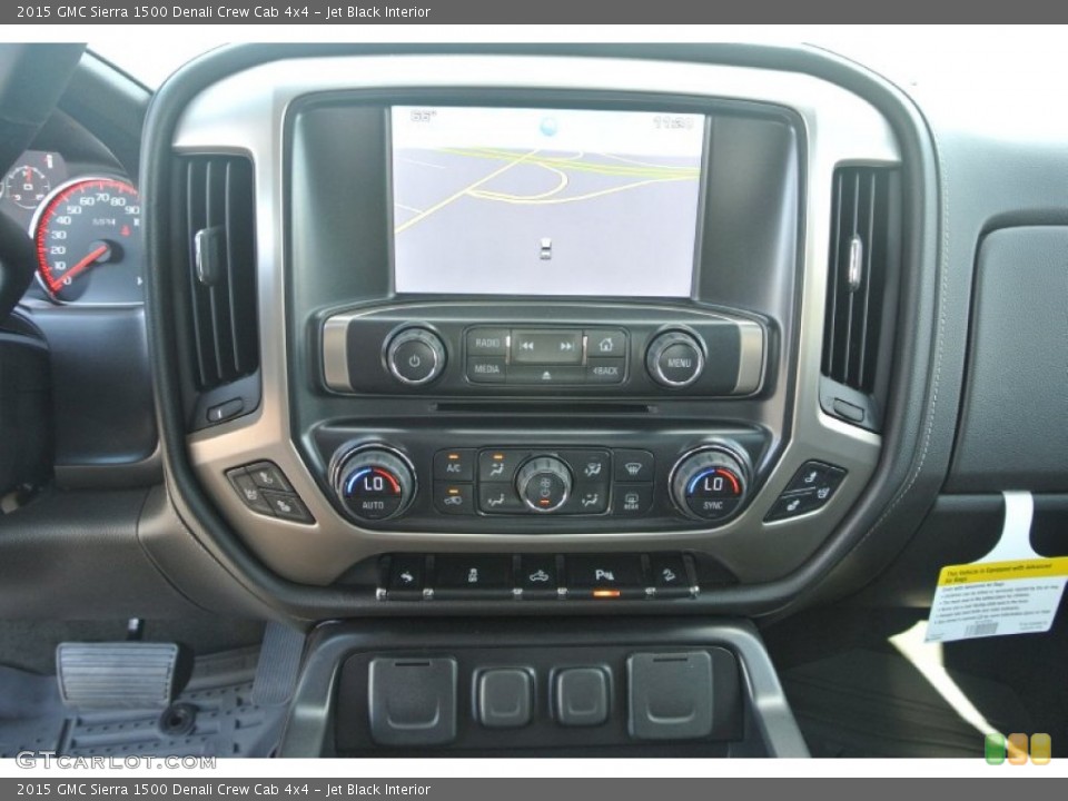 Jet Black Interior Controls for the 2015 GMC Sierra 1500 Denali Crew Cab 4x4 #98269874