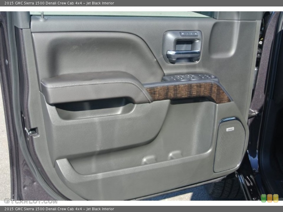 Jet Black Interior Door Panel for the 2015 GMC Sierra 1500 Denali Crew Cab 4x4 #98273660