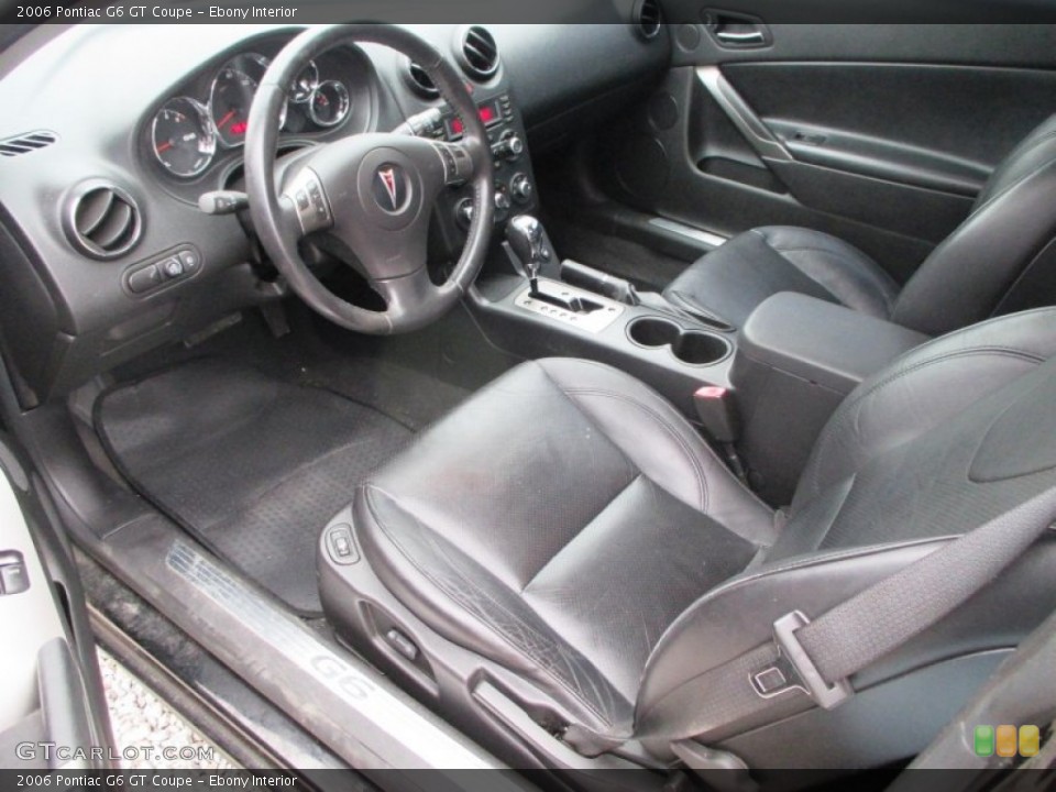 Ebony Interior Photo for the 2006 Pontiac G6 GT Coupe #98273852