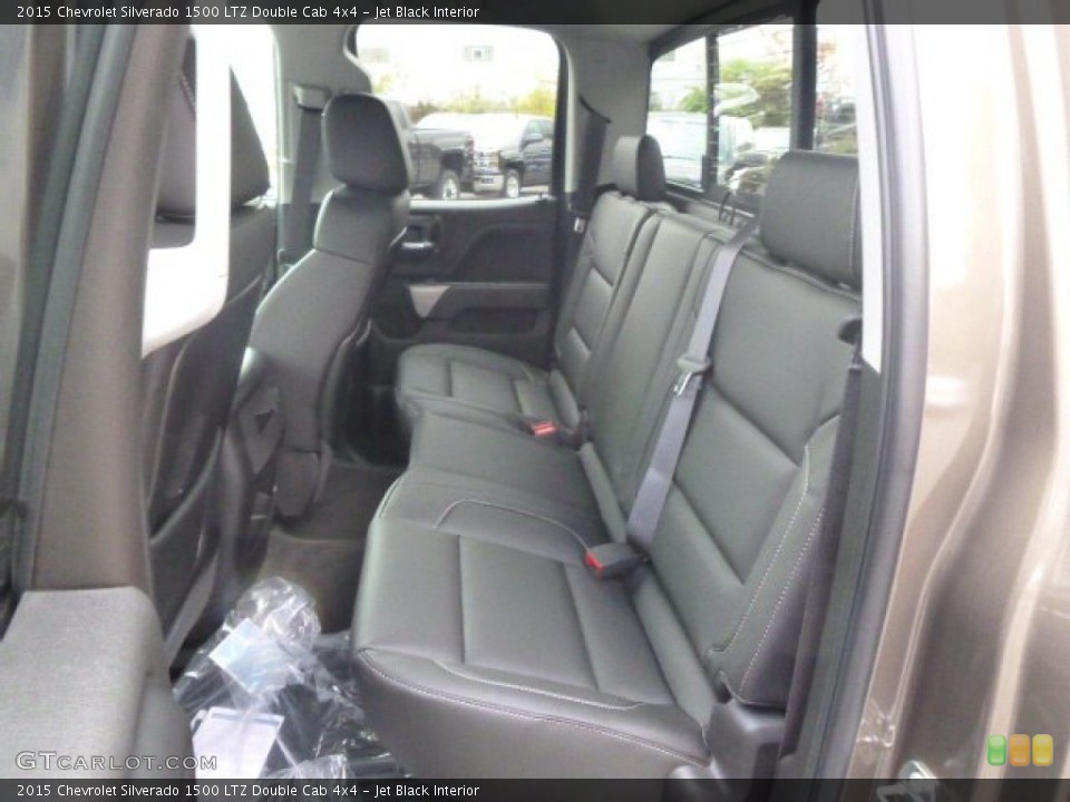 Jet Black Interior Rear Seat for the 2015 Chevrolet Silverado 1500 LTZ Double Cab 4x4 #98274143