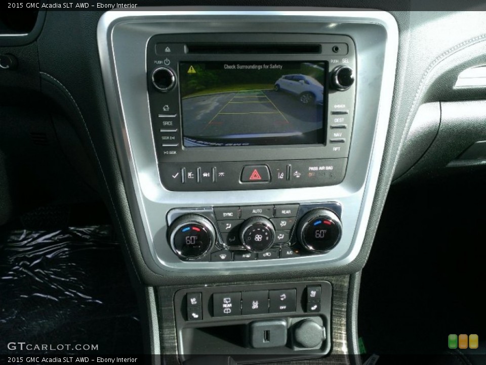 Ebony Interior Controls for the 2015 GMC Acadia SLT AWD #98274569
