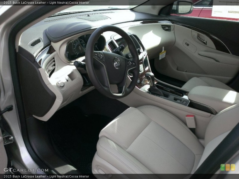 Light Neutral/Cocoa 2015 Buick LaCrosse Interiors