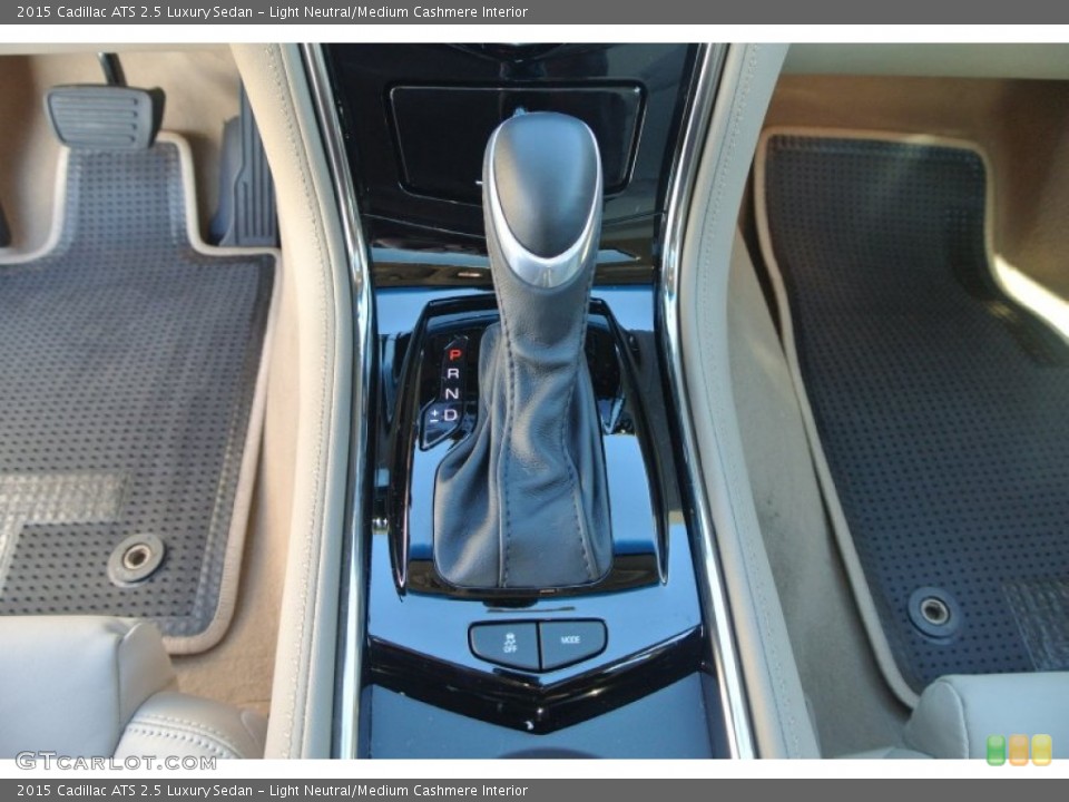 Light Neutral/Medium Cashmere Interior Transmission for the 2015 Cadillac ATS 2.5 Luxury Sedan #98276348