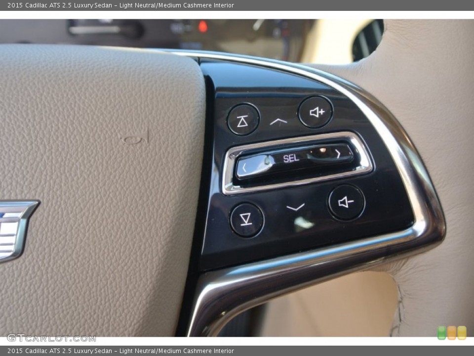 Light Neutral/Medium Cashmere Interior Controls for the 2015 Cadillac ATS 2.5 Luxury Sedan #98276415