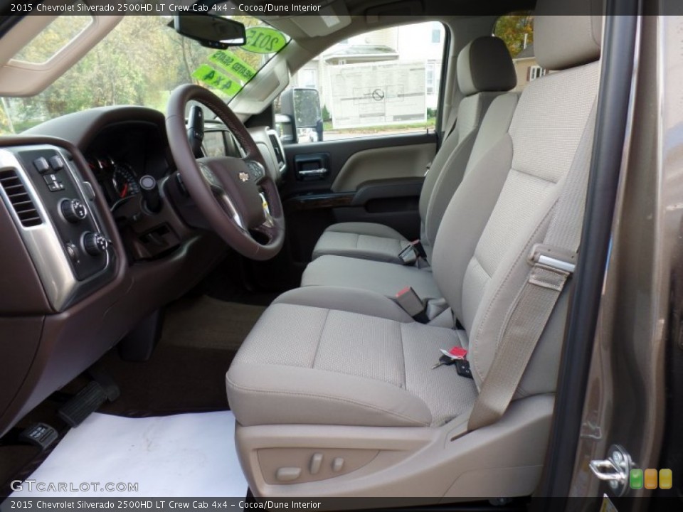 Cocoa/Dune Interior Photo for the 2015 Chevrolet Silverado 2500HD LT Crew Cab 4x4 #98278100