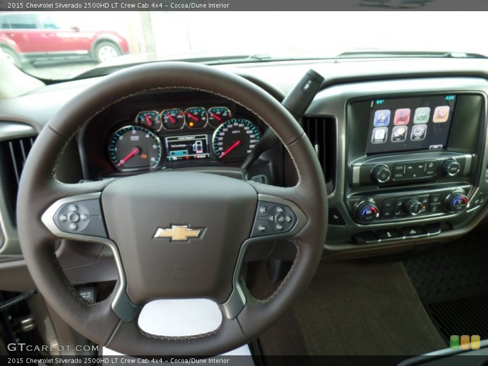 Cocoa/Dune Interior Dashboard for the 2015 Chevrolet Silverado 2500HD LT Crew Cab 4x4 #98278142