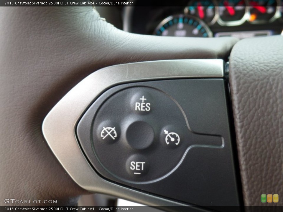 Cocoa/Dune Interior Controls for the 2015 Chevrolet Silverado 2500HD LT Crew Cab 4x4 #98278199