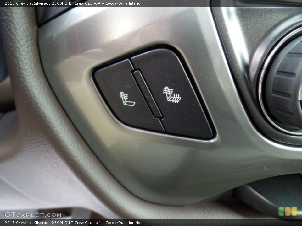 Cocoa/Dune Interior Controls for the 2015 Chevrolet Silverado 2500HD LT Crew Cab 4x4 #98278472