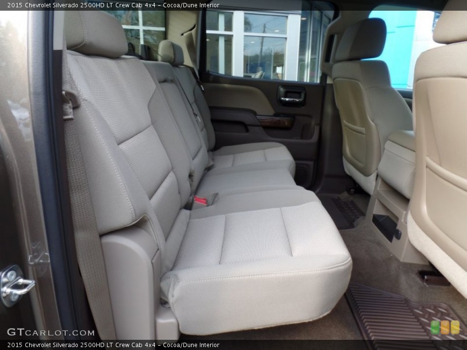 Cocoa/Dune Interior Rear Seat for the 2015 Chevrolet Silverado 2500HD LT Crew Cab 4x4 #98278850