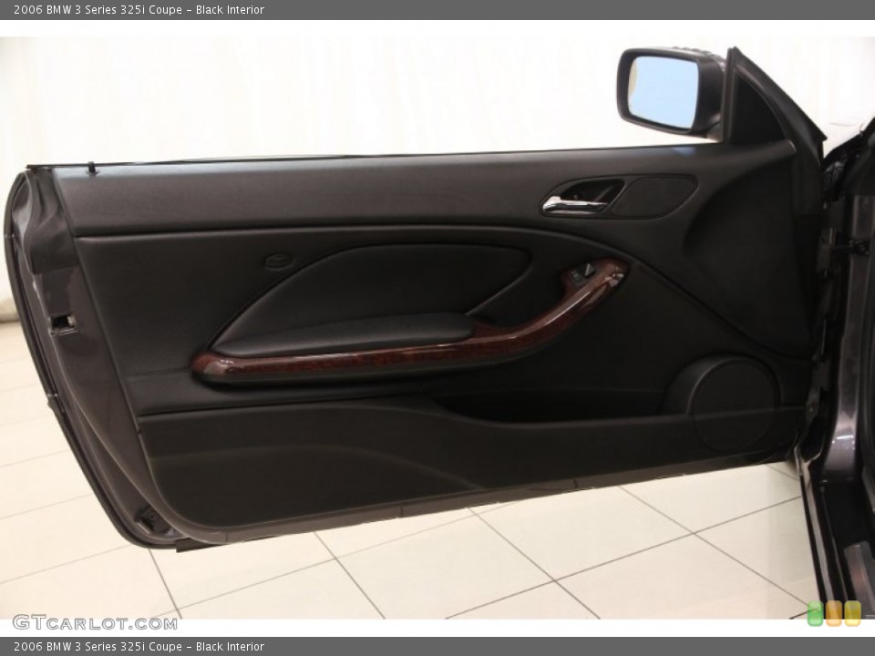 Black Interior Door Panel for the 2006 BMW 3 Series 325i Coupe #98279450