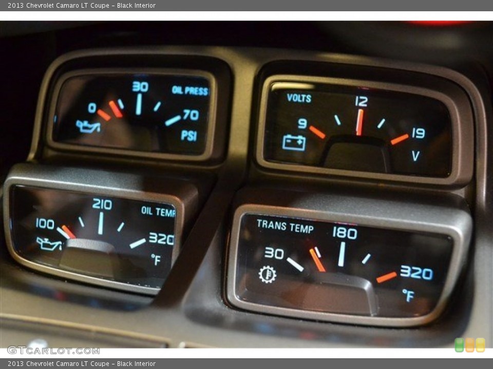 Black Interior Gauges for the 2013 Chevrolet Camaro LT Coupe #98282243