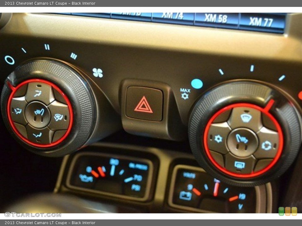 Black Interior Controls for the 2013 Chevrolet Camaro LT Coupe #98282252