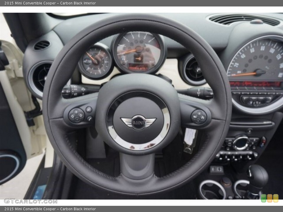 Carbon Black Interior Steering Wheel for the 2015 Mini Convertible Cooper #98283248