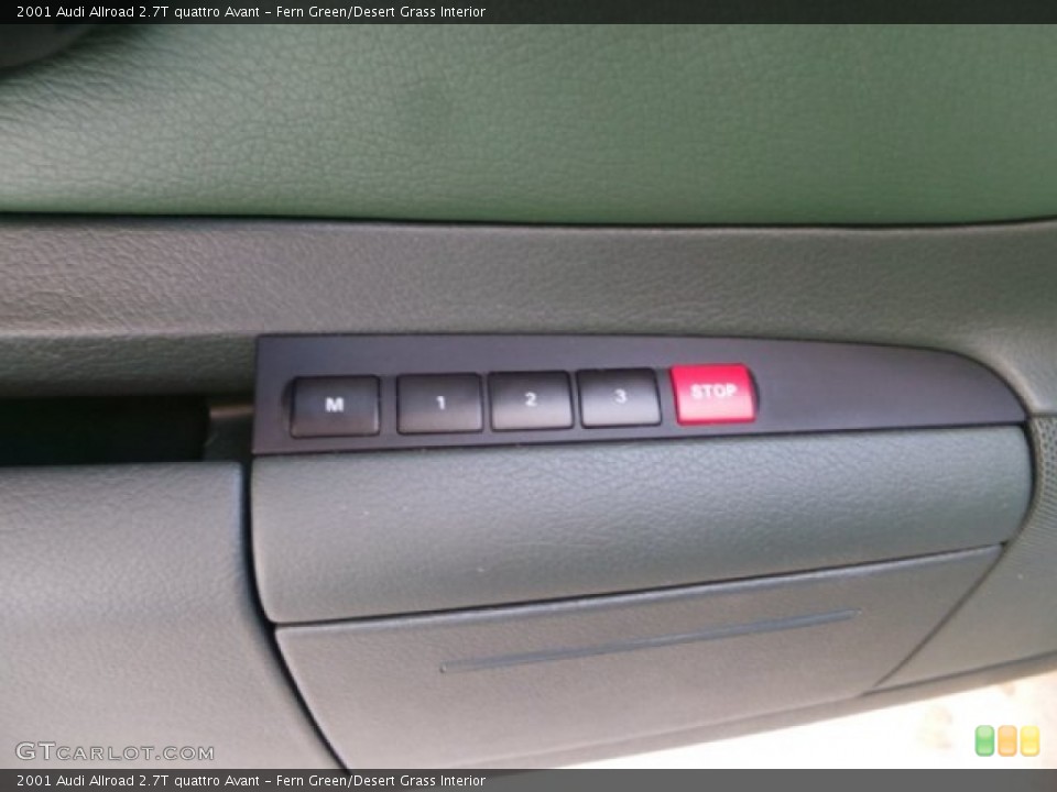 Fern Green/Desert Grass Interior Controls for the 2001 Audi Allroad 2.7T quattro Avant #98288113