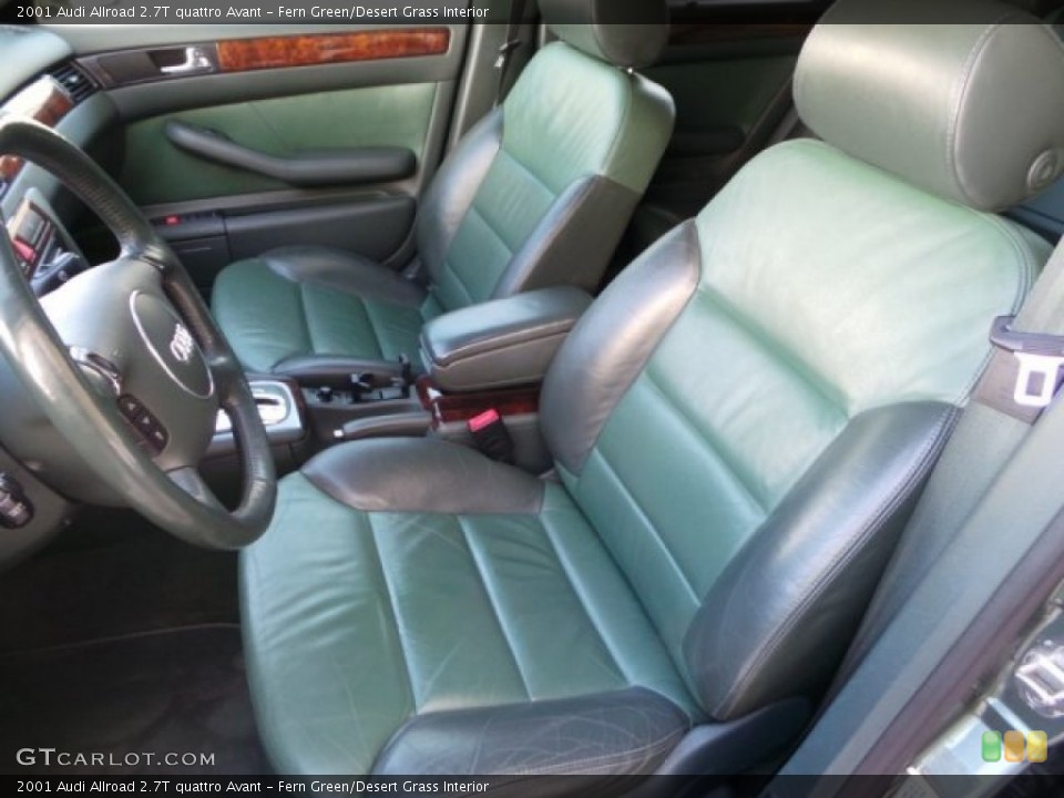 Fern Green/Desert Grass Interior Front Seat for the 2001 Audi Allroad 2.7T quattro Avant #98288161
