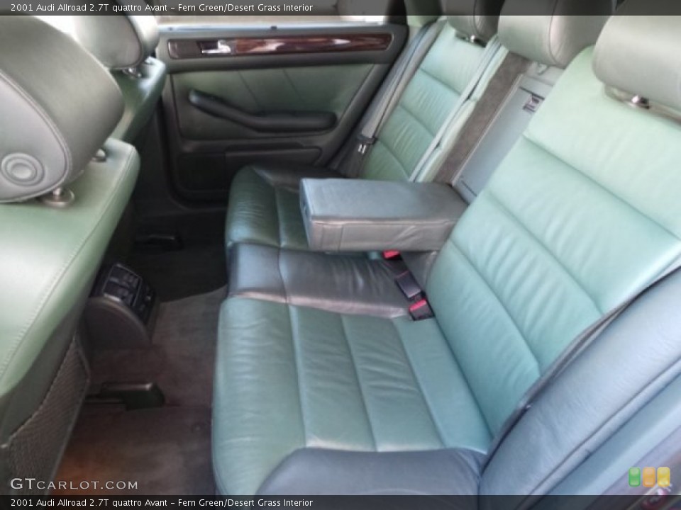 Fern Green/Desert Grass Interior Rear Seat for the 2001 Audi Allroad 2.7T quattro Avant #98288445