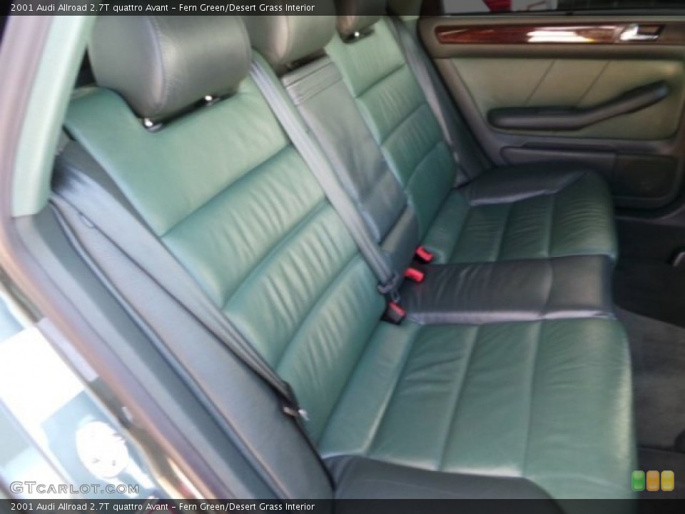 Fern Green/Desert Grass Interior Rear Seat for the 2001 Audi Allroad 2.7T quattro Avant #98288590