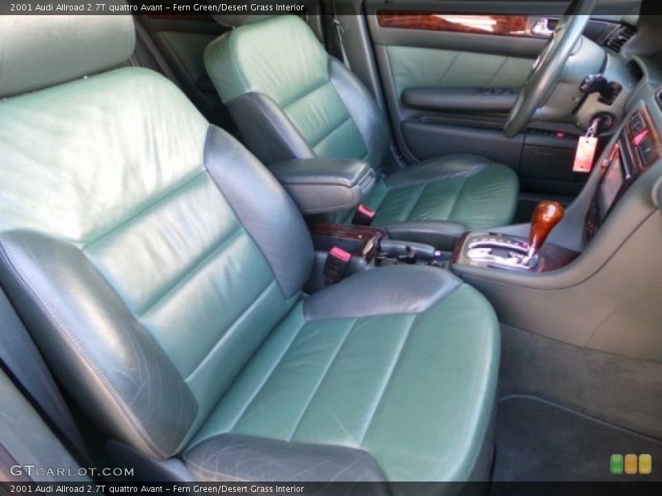 Fern Green/Desert Grass Interior Front Seat for the 2001 Audi Allroad 2.7T quattro Avant #98288686