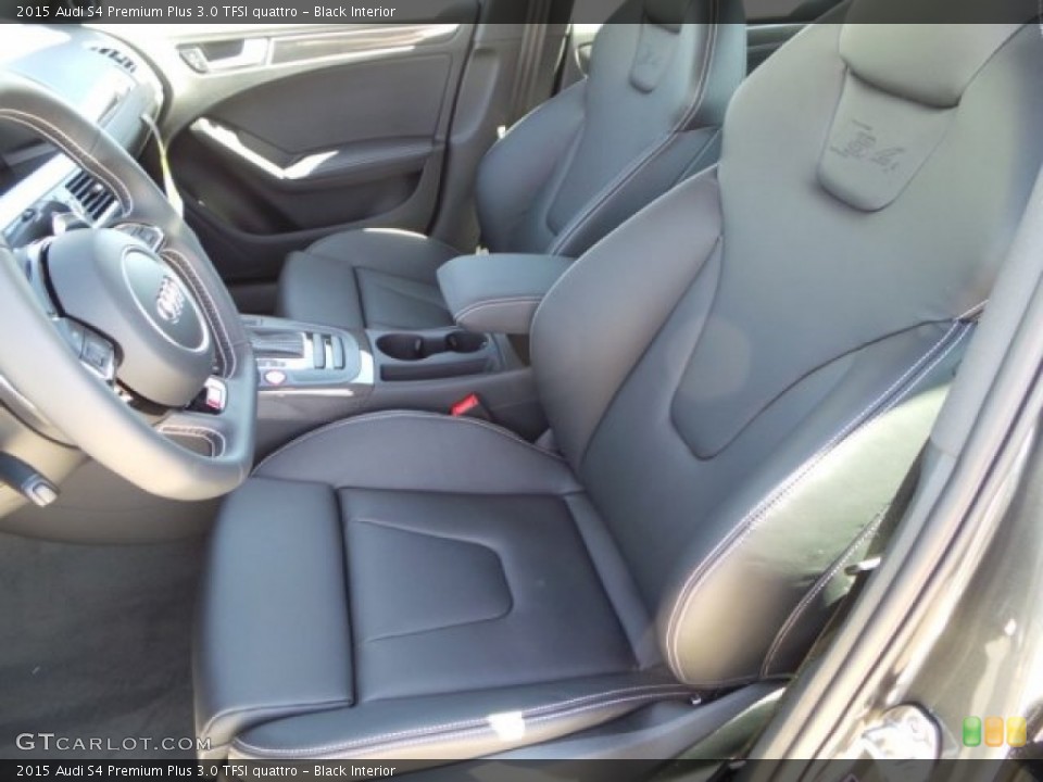 Black Interior Front Seat for the 2015 Audi S4 Premium Plus 3.0 TFSI quattro #98290153