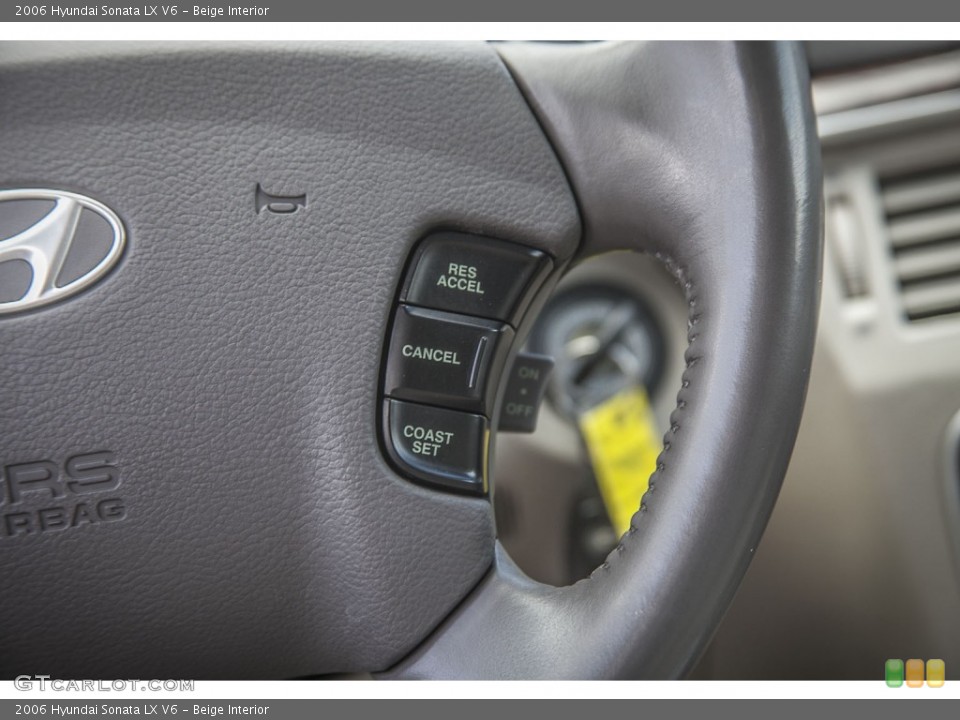 Beige Interior Controls for the 2006 Hyundai Sonata LX V6 #98292241