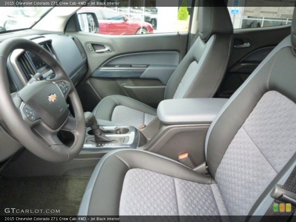 Jet Black Interior Front Seat for the 2015 Chevrolet Colorado Z71 Crew Cab 4WD #98294890