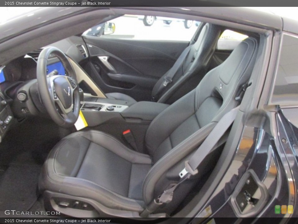 Jet Black Interior Front Seat for the 2015 Chevrolet Corvette Stingray Coupe #98297299