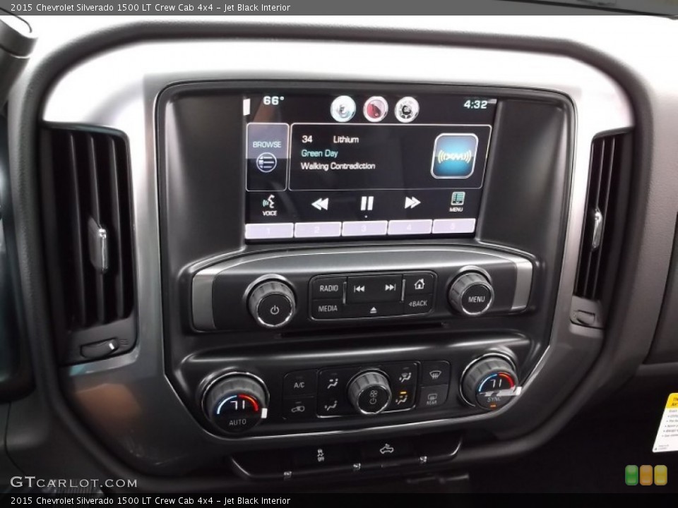 Jet Black Interior Controls for the 2015 Chevrolet Silverado 1500 LT Crew Cab 4x4 #98298532