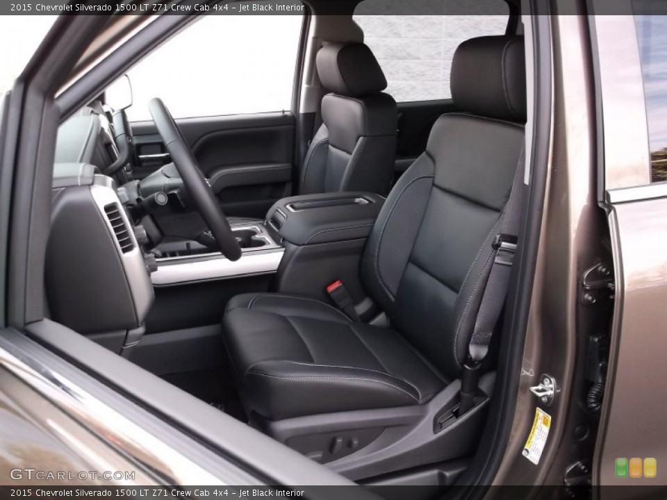 Jet Black Interior Front Seat for the 2015 Chevrolet Silverado 1500 LT Z71 Crew Cab 4x4 #98298955