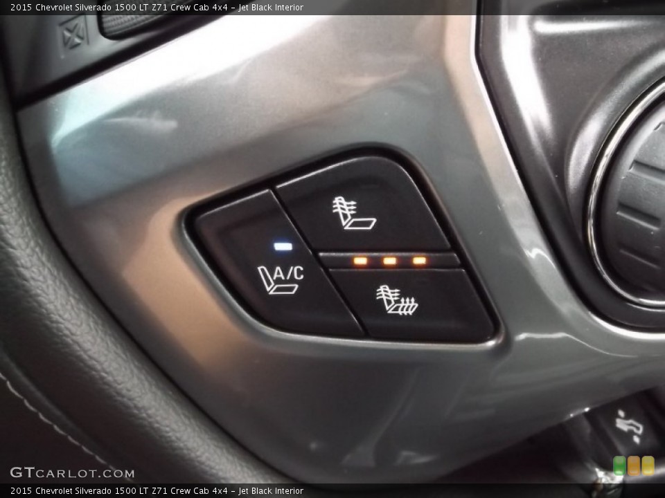 Jet Black Interior Controls for the 2015 Chevrolet Silverado 1500 LT Z71 Crew Cab 4x4 #98299093
